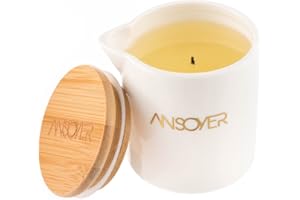 ANSOYER Velas de Masaje - Hidratación y Nutrición para SPA en Casa - Regalo increíble para Mujeres y Hombres - 230g (Granada1)