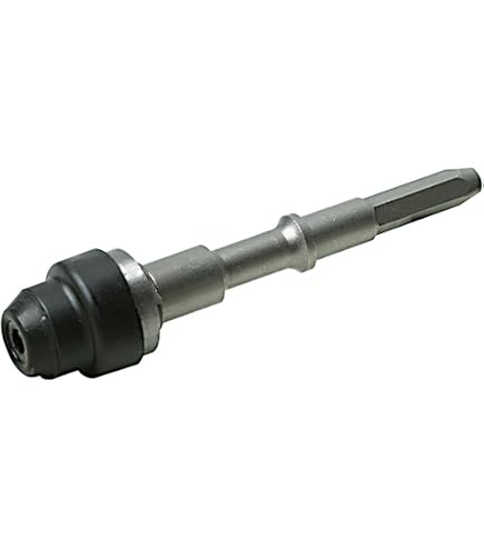 Rotary Hammer Adapter Set – Convert Drill To Impact Hammer, 5-Piece With 4 SDS-Plus Bits