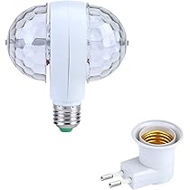 Lampadina LED Discoteca BRILONER - Cambiacolore Rotante, 3W, Attacco E27, Effetto Strobo - Foto 4