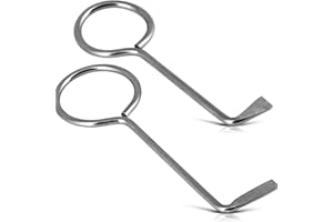 Sinirttou Dietrich Set 2er Set Buntbartschlüssel Universal,Bartschlüssel Dietrichset,Universalschlüssel für Zimmertüren,Aus Edelstahl,Öffnungs Werkzeug,Türöffner Schlüssel für Bart Schloss Öffner