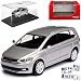 Produktbild Volkwagen Touran II Silber Ab 2015 Kit Bausatz mit Sockel und Vitrine H0 1/87 Herpa Modell Auto mit individiuellem Wunschkennzeichen