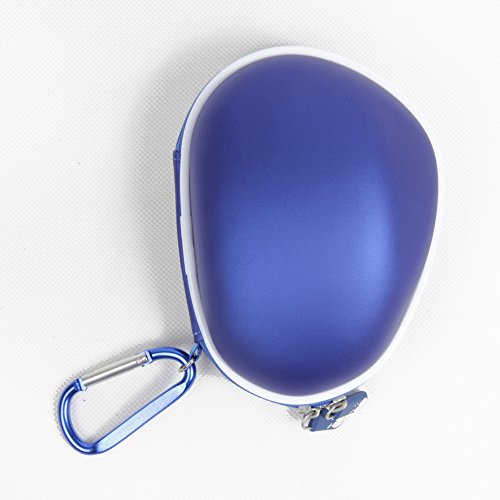 Hermitshell Travel Hart EVA Lagerung Tasche Schutz hülle Etui Tragetasche Beutel Compact Größen und karabiner für Logitech Mouse Maus MX Farbe: Blau Größe: MX Master - 2