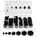 Produktbild lzndeal 170Pcs Gummitülle Firewall-Loch-Stecker Set Electrical Wire Gasket Kit für Auto