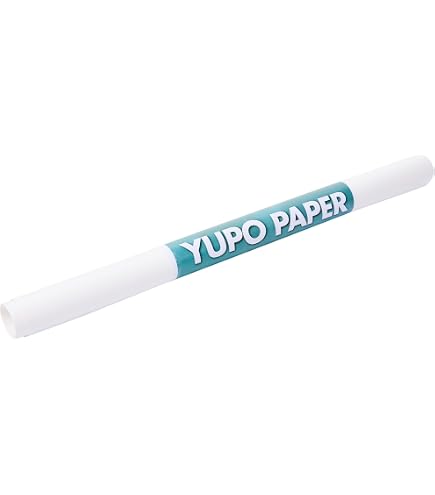 Papier Yupo Translucide - Lot De 15 Feuilles 12,7 X 17,8 Cm - Pour Aquarelle, Encre, Techniques Mixtes