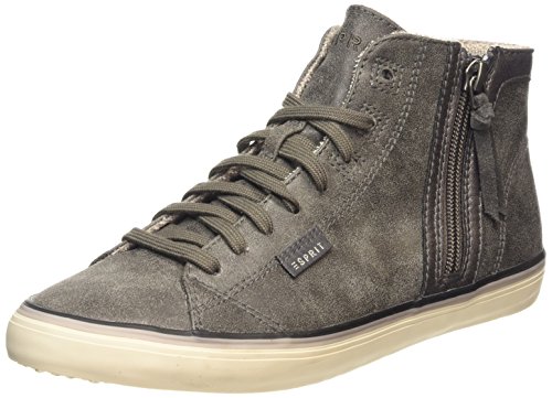 ESPRIT Women’s Venus Zip High-top trainers Gray Size: 6.5