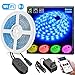 Produktbild Minger RGB LED Streifen Lichtband Wasserdicht, 5M WiFi Drahtlose Smart Phone gesteuerte LED Strip, kompatibel mit Google Home, Amazon Alexa, Echo Kontroll Musiklichter 5M 5050 150 LED Lichterkette