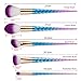 Makeup Brushes, Molie 5pcs Make Up Brush Set Professional Foundation Eyeshadow Brush Kit,Purple