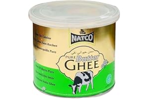 ADELKOS Natco Pure Butter Ghee | Desi Ghee Indian Origin | Ideal for High-Temperature Cooking, Sweets, Snacks & Daily Use | Safe Packaging (1KG)