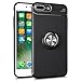 Produktbild WindCase iPhone 8 Plus Hülle, 360 Grad drehbarer Ring Halter Ständer [Kompatibel mit Magnetic Car Mount] Stoßfest Armor Case Schutzhülle für iPhone 7 Plus / 8 Plus 5.5" Schwarz