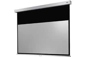 celexon Écran de Projection Manuel 4K et FullHD avec Retour Lent de la Toile pour écoles, Entreprises et Home Cinéma Pro Plus - 180 x 102cm - 16:9 - Gain 1,2-80" Pouces