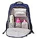 Baby Diaper Nappy Changing Bag Multifunctional Mummy Large Capacity Backpack Nursery Changing Bag Handbag Tote Travel Shoulder Backpack (Blue Polka Dot)