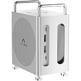 Teknobiyotik 8 in 1 Mac Mini M4 Workstation Thunderbolt 4, 2x Nvme SSD, 3x USB 3.2, SD/TF Card, 2x DP 4K, G&uuml;&ccedil; D&uuml;ğmesi, 30W PD