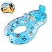 Produktbild YONG-SHENG Mutter Baby Schwimmen Treibende Ringe aufblasbar Baby Hilfe Sicherheit Pool Boot Spielzeuge Floß Spiel mit Sitz Dual Schwimmen Ringe für Alter 6 bis 36 Monaten