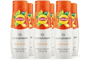 SODASTREAM Lipton Ice Tea Peach St 440Ml Syrup Uk (Pack of 6)