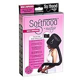 Softhood secador de pelo del capo campana el apego (de color negro)
