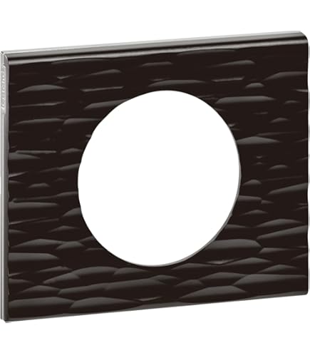 Plaque simple Céliane, LEGRAND, verre kaolin | Leroy Merlin