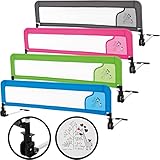 Rutschfeste Bodenhalterung Fillikid Bettgitter mit Druck Giraffe grau