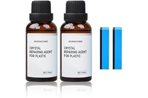 Enitmor Rénovateur Plastique Voiture 2025 – Entretien Extérieur/Intérieur, Efface Rayure Plastique Auto Moto, Revitalisant Plastique Noir avec Protection UV Durable 30ML (2 Set)