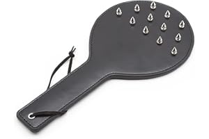 Kutocesy Latigo Sexual Suave con Tachuelas Pala Sexual de Cuero Juguete Látigo BDSM para Parejas Flogger Látigo Bondage Accesorios Látigo Erótico Fetiche para Parejas Cosplay