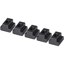 Shexton T-Nutenmutter, 10 Stück Schwarzoxid Klasse 8,8
