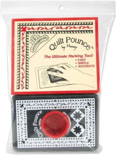 Hancy 4-Ounce Quilt Pounce Pad with Chalk Powder, White by Hancy