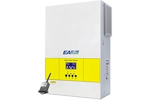 POWLAND 3600W Hybrid Solar Wechselrichter 100A MPPT Ladegerät 24V DC zu 230V AC Netzunabhängig Wechselrichter Max. PV-Eingang 4000W 450V, für Lithium AGM GEL Batterie, mit WiFi (Arbeit ohne Batterie)