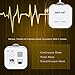 KINGDOMCARES Electric Impulsive Wave Body Shaper Massager Easy Fat Burner for Body Slimming Calorie Consuming Portable Noiseless Sporting Equipment Body-shape Exercise Instrument White