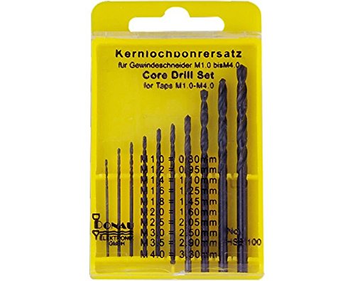 Kernlochbohrersatz M1,0 - M4,0