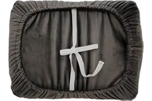 DG Catiee Bar Stool Cover Cushion Rectangle,Elastic Stool Seat Pad Cushion Stretch Slipcover for Home/Party/Dressing Table Stools Cover (1Pc-24x34cm,Dark grey)