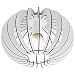 Produktbild Moderner Deckenlampe 1x60W/E27 STELLATO 95029 Eglo