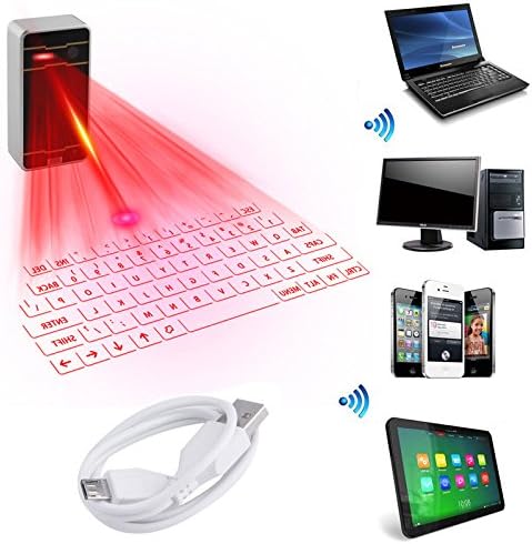 Mini Bluetooth Virtual Laser Projector Keyboard For Samsung S5 S6 S7 iPhone 6 SE