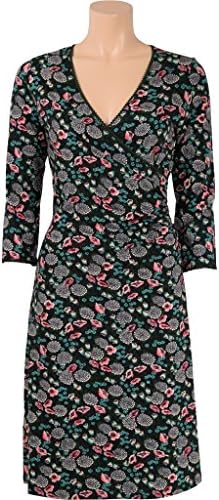 King Louie Robe Cross Floreade Bleu 00438