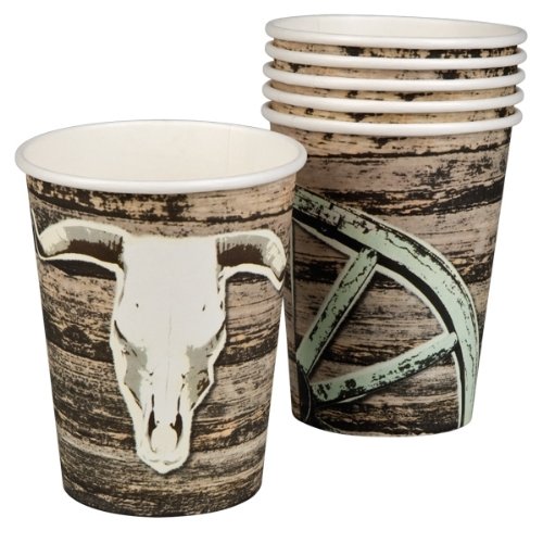 6 Becher „Wild west“ - 2
