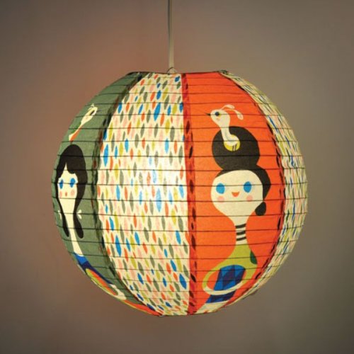 Blue Q - Design Papierlampe Lampenschirm Hängelampe - Little Visitor