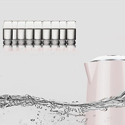 ZXZ-GO Simple And Light Pink Double-Layer Anti-Hot 304 Food Grade Stainless Steel Seamless Liner Automatic Electric Kettle