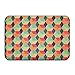 Produktbild Klotr Fußabtreter, Non-Slip Bath Mat (15.7" X 23.6"), Bathroom Rug Mat, Colored Cubes Seamless Senior Design Area Rugs for Living Room