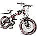 Produktbild Kids Bike, Kinderfahrrad, 6-15 Jahre Boy Speed Bike, Mountainbike, Camo Red ( Size : 20 Inch )