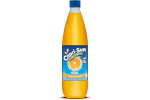 Capri-Sun Double Strength Orange Squash (1 Litre) - No Added Sugar - Made with Real Fruit Juice - No Artificial Flavours or Colours