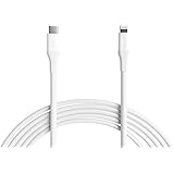 Amazon Basics Cavo di ricarica da USB-C a Lightning ABS, caricabatterie certificato MFi per Apple iPhone 14 13 12 11 X Xs Pro