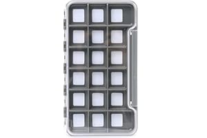 HEIBTENY Slim Magnetic Backed Lure Box Waterproof Fishing Fly Box Flies Hooks Keeping Tackle Box Fishing Accessories