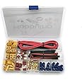HobbyInn RC Lipo Battery Connectors Kit Deans T XT30 XT60 EC3 Male & Female Plug Adapter Connectors with Silicone Wire & Heat shrink Tube for DIY Accessories