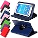 Produktbild Universal Rotation Tasche für Tablet Modelle in 7, 8 oder 10 Zoll Größe Case Schutz Hülle Cover (7 Zoll, Blau)