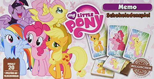 Preisvergleich Produktbild Chocolate Games MEMO My little Pony, 90 g