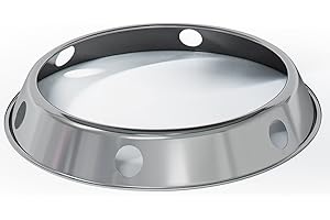 Flavemotion Wokring Ringhalterung für Woks und Wokpfannen Edelstahl Ø25cm, Wok Ring für Gasherd, Wok Ständer zum Servieren am Tisch, Wok Zubehör