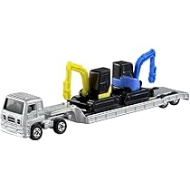 Long Tomica No142 Isuzu Giga Heavy Equipment Carrier : Amazon.in