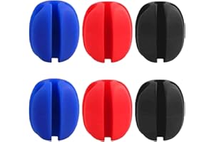 XUKZIMA 6 Piezas Clip de Caña de Pescar Silicona, Bola Fija Accesorios de Pesca, Protege tu Caña de Pescar de Daños, Extractor de Caña Resistente al Desgaste, Cañas de Pescar en el Mar