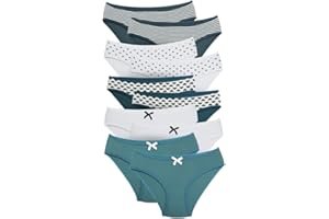 ALYA UNDERWEAR Mädchen-Slip, Kinder-Slip aus Baumwolle, weicher und bequemer Mädchen Höschen, Packung mit, 10 Stück