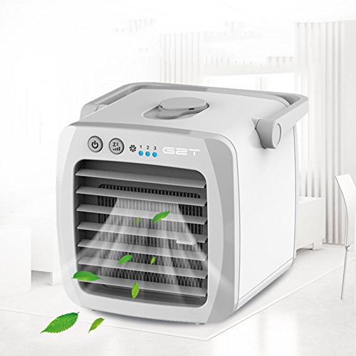 COOLER Espacio Personal Ventilador refrigerador Pequeño Climatizador Portátil Acondicionador de Aire Portátil Mini Pequeño Aire Acondicionado Refrigerador USB -A 13x13x13cm(5x5x5inch)