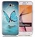 Produktbild Nnopbeclik Für Samsung Galaxy J7 Prime / On7 (2016) Silikon Hülle, Durchsichtig Leuchtend TPU Clear Case Schutzhülle, Drucken Muster Ultra Slim Weich Flexible Tasche Etui, Luxus Bling Glitzer Stoßdämpfend Transparent Schutz Handytasche Schale Bumper Pour Samsung Galaxy J7 Prime / On7 (2016) [Schmetterling]