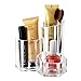 Produktbild Make up Organizer Kosmetik Aufbewahrung Makeup Organisator, Transparent 3 Runde Löcher für Kosmetikpinsel, Eyeliner, Lipgloss und Wimperntusche.